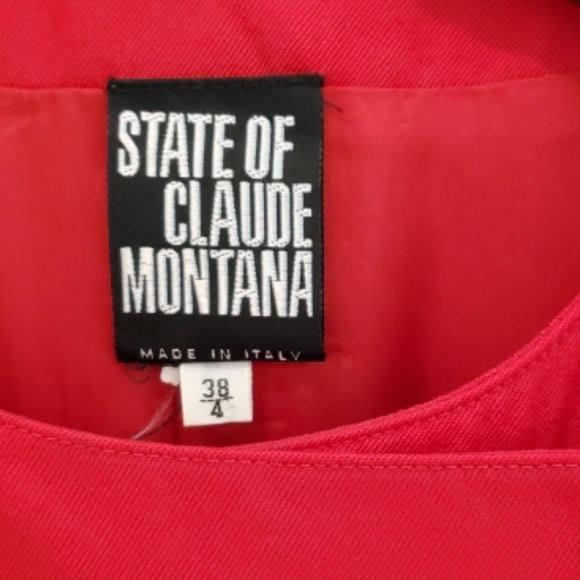 State of Claude Montana Red Blazer - Picture 3 of 7